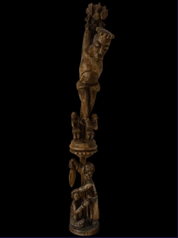 Künstler Samuel Wanjau, Kenia/Nairobi